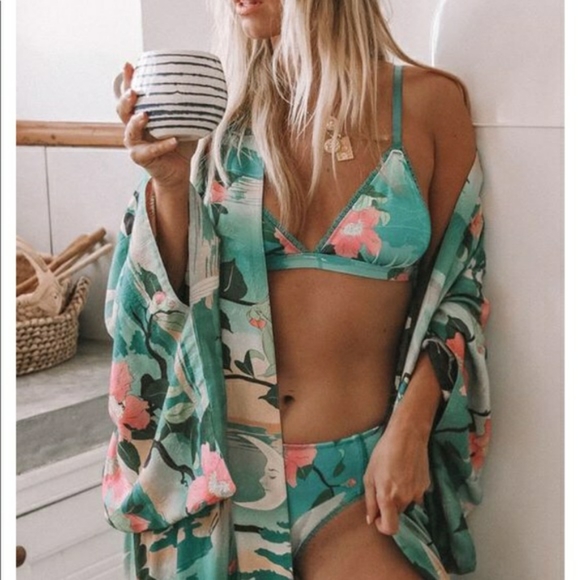 New spell designs nightingale teal tri bralette XS - Picture 9 of 16